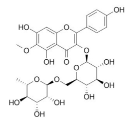 6-甲氧基山柰酚-3-O-芸香糖苷