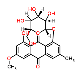 大黄素甲醚-1-O-beta-D-葡萄糖苷