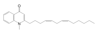 1-甲基-2-[(4Z，7Z)-4,7-十三碳二烯]-4(1H)-喹诺酮