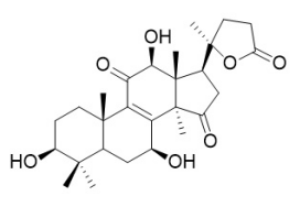 3β,7β,12β-三羟基-11,15-二羰基-羊毛甾烷-8-烯-24→20内酯