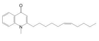 1-Methyl-2-(6Z)-6-undecen-1-yl-4(1H)-quinolinone