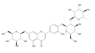 染料木素-7-O-β-D-葡萄糖苷-4’-O-[α-L-鼠李糖基-（1-2）-β-D-葡萄糖苷]