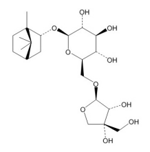 龙脑 7-O-[β-D-呋喃芹菜糖基-(1→6)]-β-D-吡喃葡萄糖苷