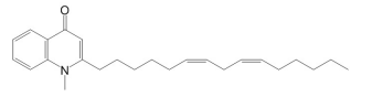 1-甲基-2-［(6Z，9Z)-6，9-十五二烯基］-4(1H)-喹诺酮