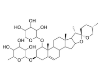 25S-ruscogenin-1-O-β-D-xylopyranoside-3-O-α-L-rhamnopyranoside