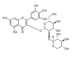 杨梅素-3-O-β-D-木糖（1-2）-β-D-葡萄糖苷